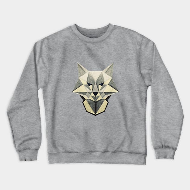 Wandering Wolf Crewneck Sweatshirt by LeighWortley